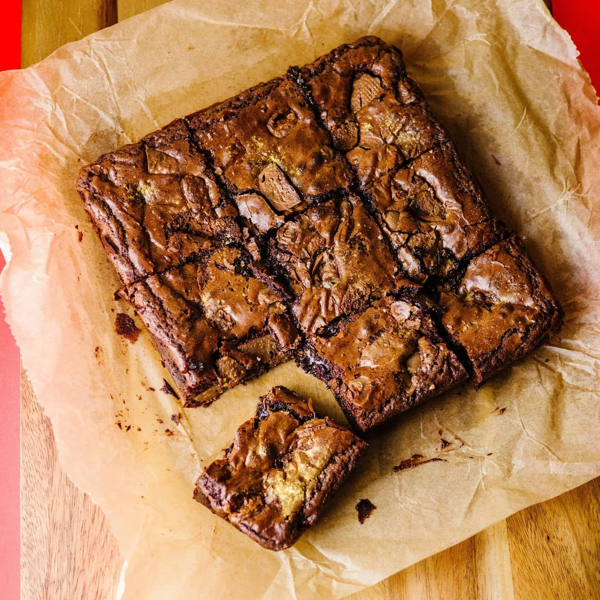 Cadburys heroes chocolate brownies recipe. Christmas recipe ideas. The best chocolate brownies.